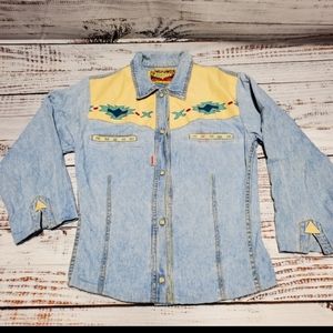 Western shirt xs vintage retro southwestern